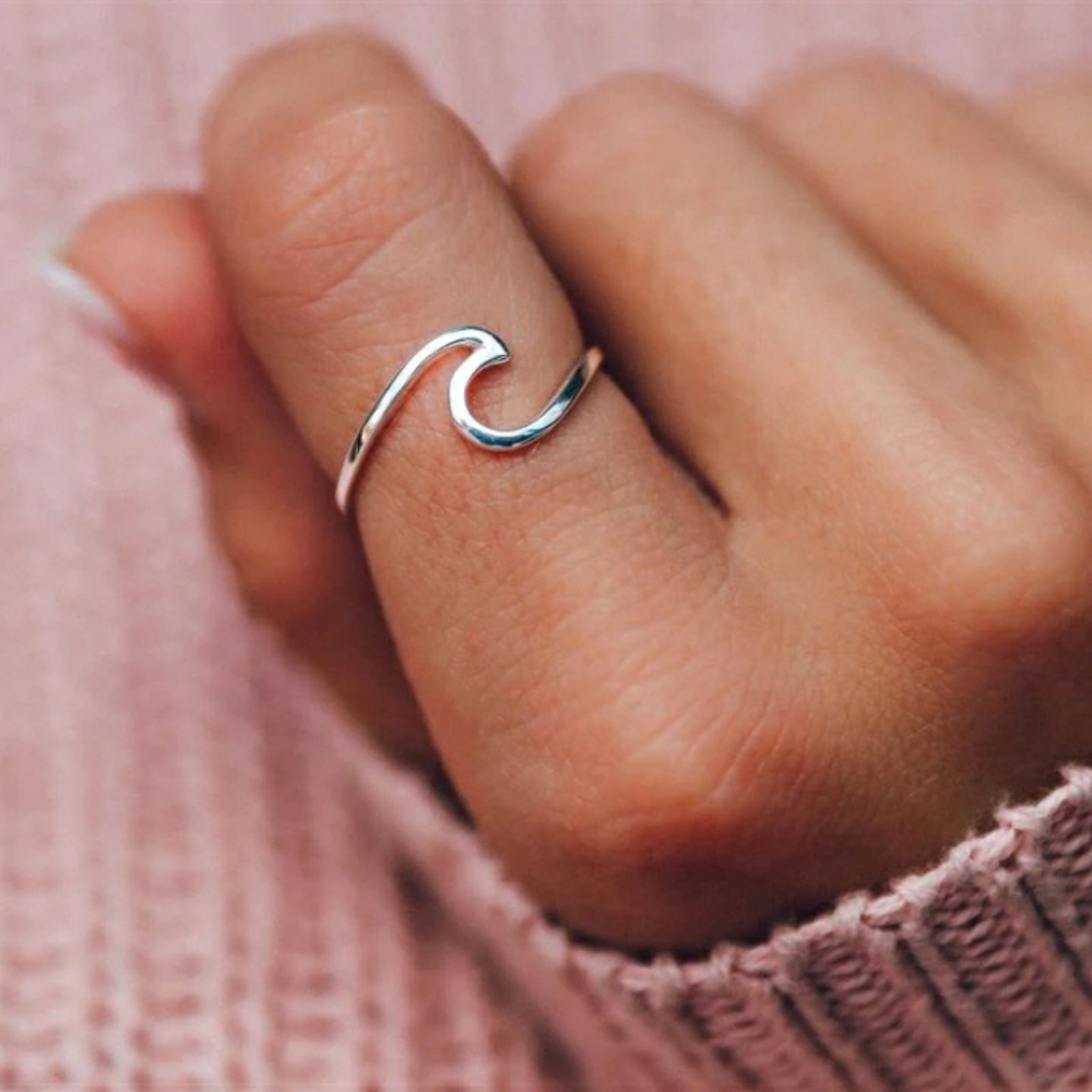 New Silver Seagull Ring